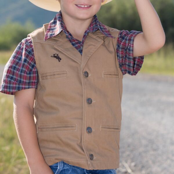 Youth Bronco Canvas Vest Thumbnail